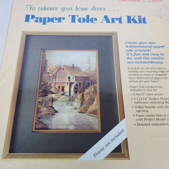 Tole Art Kit Sullivan's Mill NIB - Picture 1 of 4